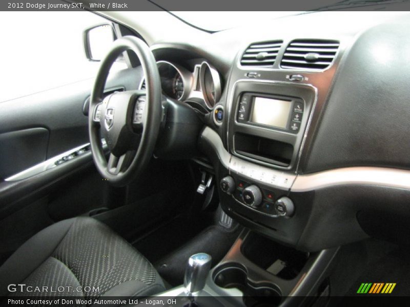 White / Black 2012 Dodge Journey SXT