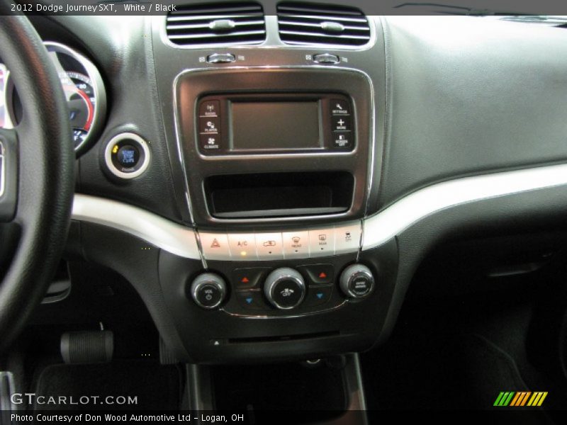 White / Black 2012 Dodge Journey SXT