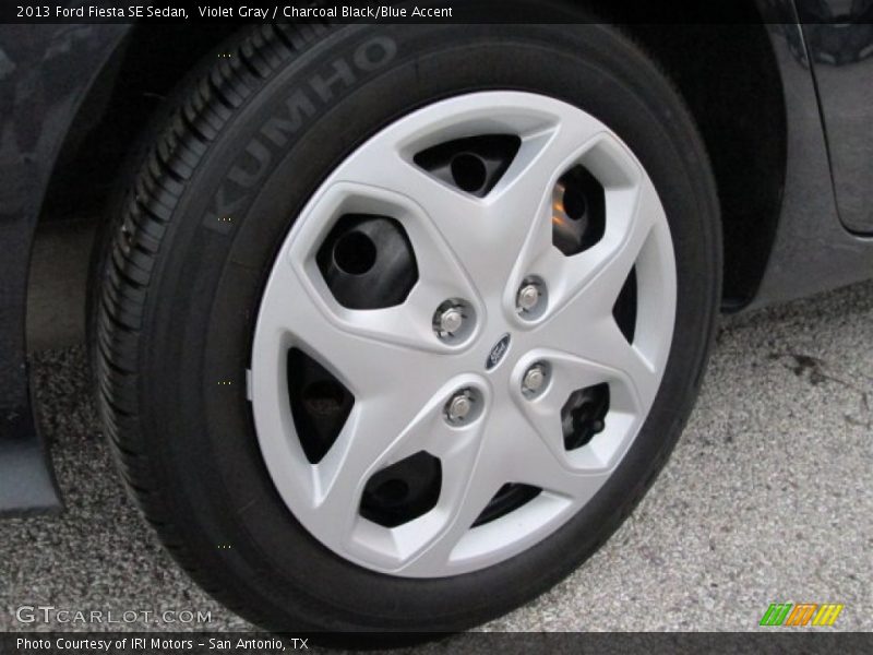 Violet Gray / Charcoal Black/Blue Accent 2013 Ford Fiesta SE Sedan