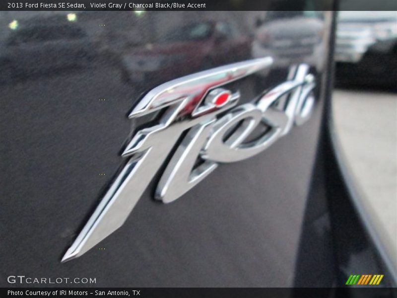 Violet Gray / Charcoal Black/Blue Accent 2013 Ford Fiesta SE Sedan