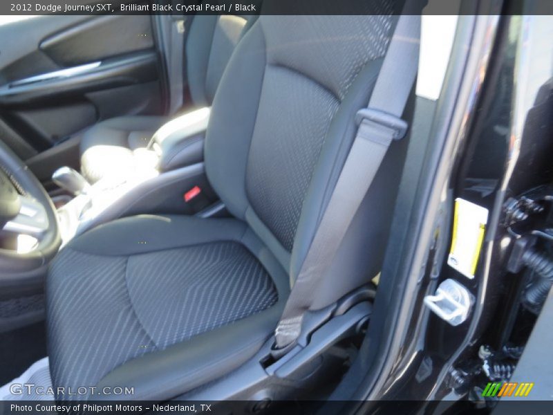 Brilliant Black Crystal Pearl / Black 2012 Dodge Journey SXT