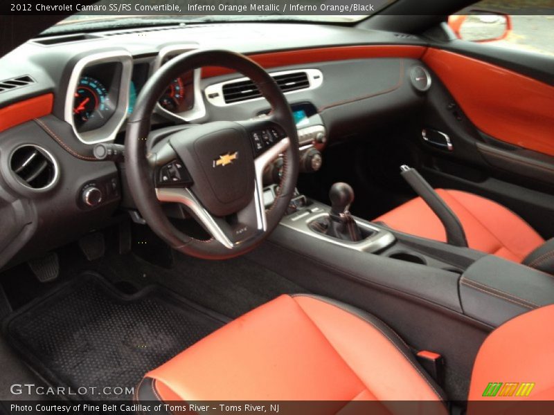 Inferno Orange/Black Interior - 2012 Camaro SS/RS Convertible 