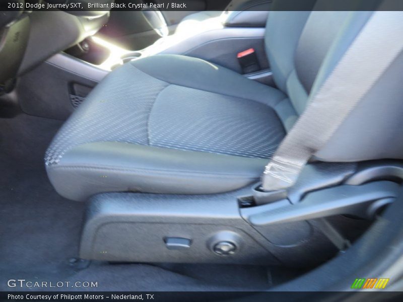 Brilliant Black Crystal Pearl / Black 2012 Dodge Journey SXT