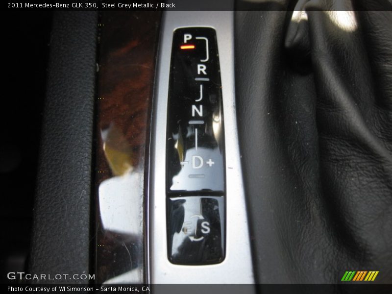 Steel Grey Metallic / Black 2011 Mercedes-Benz GLK 350