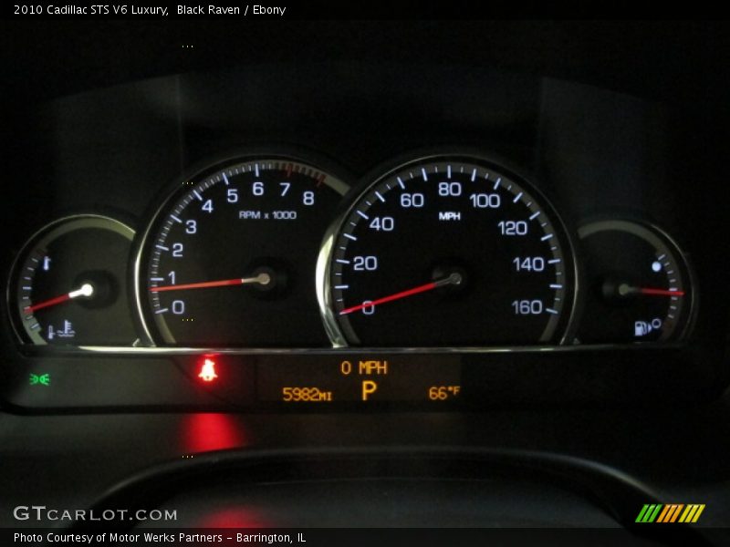 Black Raven / Ebony 2010 Cadillac STS V6 Luxury