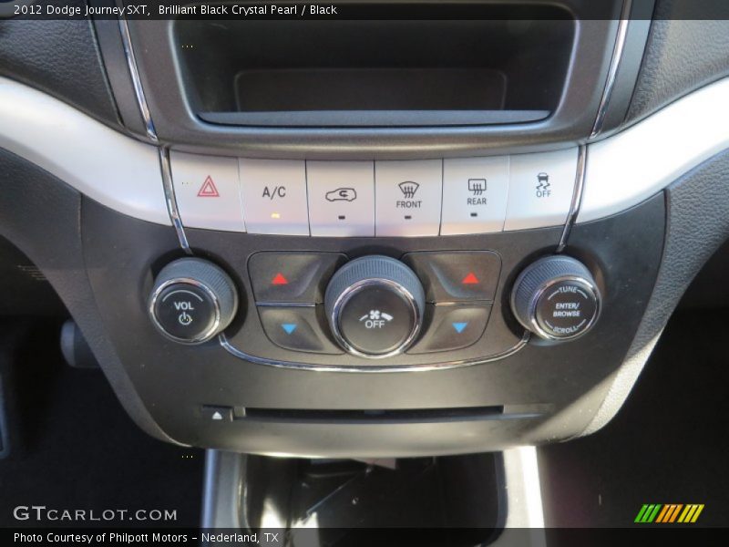 Brilliant Black Crystal Pearl / Black 2012 Dodge Journey SXT