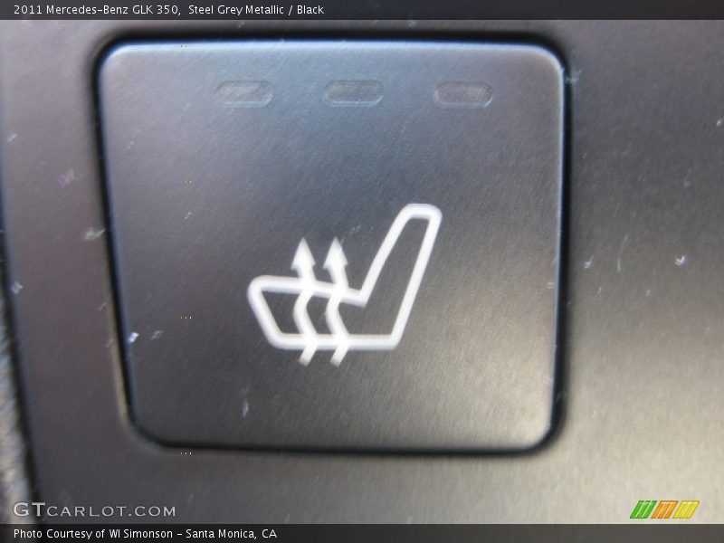Steel Grey Metallic / Black 2011 Mercedes-Benz GLK 350