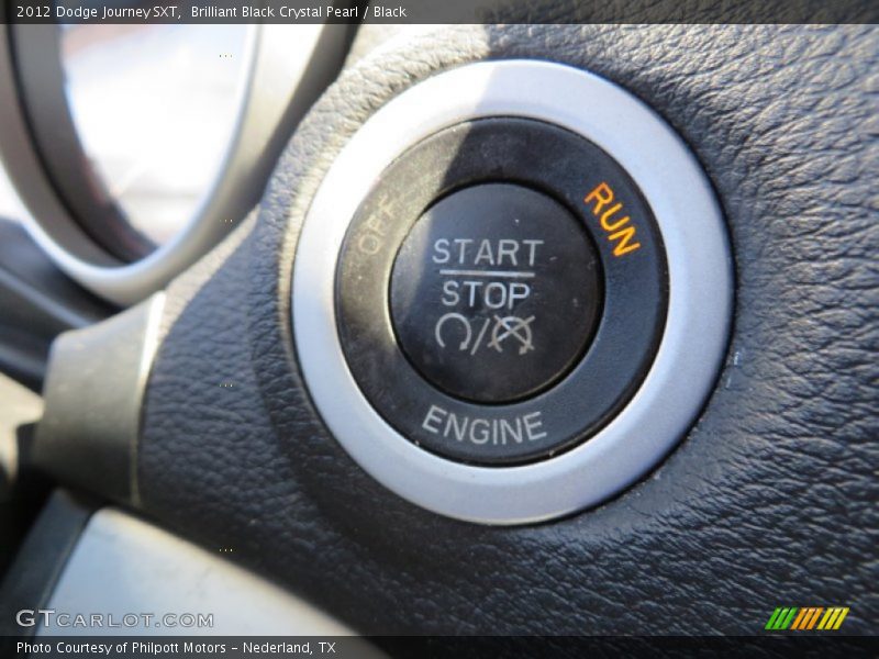 Brilliant Black Crystal Pearl / Black 2012 Dodge Journey SXT