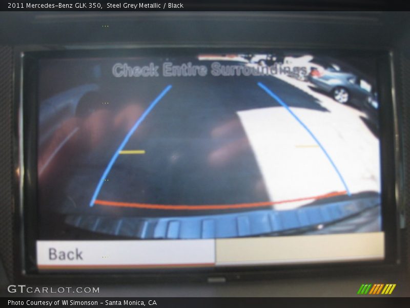 Steel Grey Metallic / Black 2011 Mercedes-Benz GLK 350