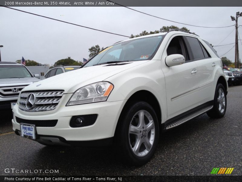 Arctic White / Ash Grey 2008 Mercedes-Benz ML 350 4Matic