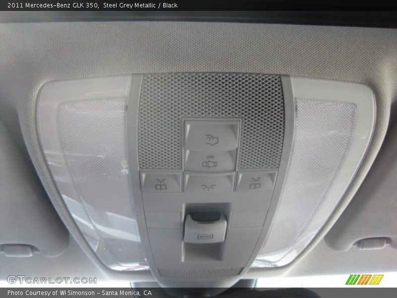 Steel Grey Metallic / Black 2011 Mercedes-Benz GLK 350