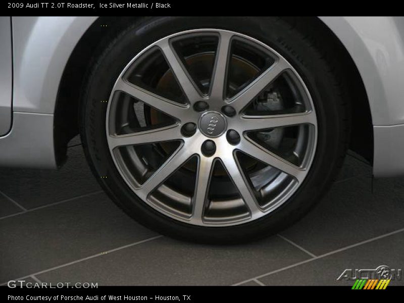 Ice Silver Metallic / Black 2009 Audi TT 2.0T Roadster