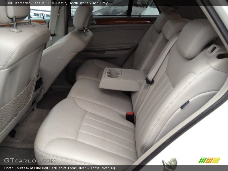 Arctic White / Ash Grey 2008 Mercedes-Benz ML 350 4Matic