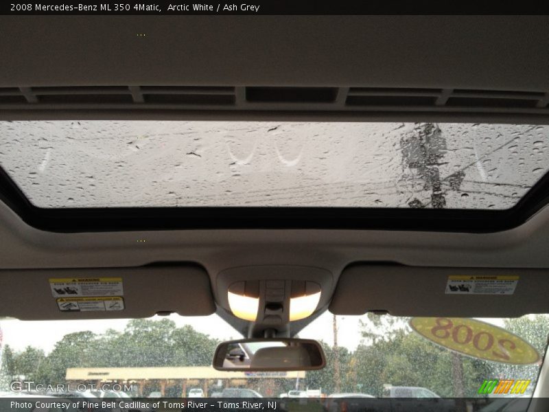 Arctic White / Ash Grey 2008 Mercedes-Benz ML 350 4Matic