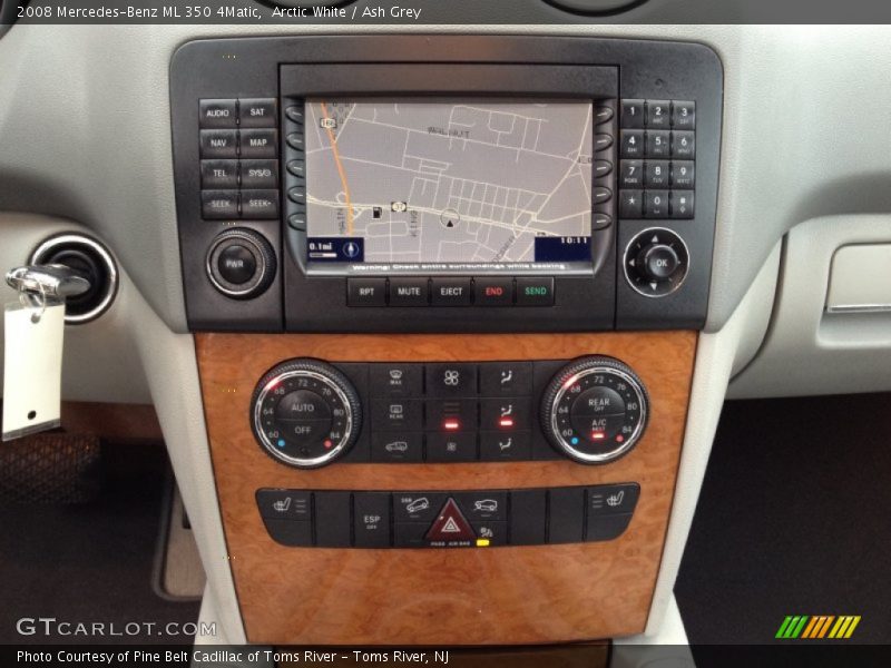 Arctic White / Ash Grey 2008 Mercedes-Benz ML 350 4Matic