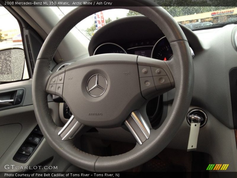 Arctic White / Ash Grey 2008 Mercedes-Benz ML 350 4Matic