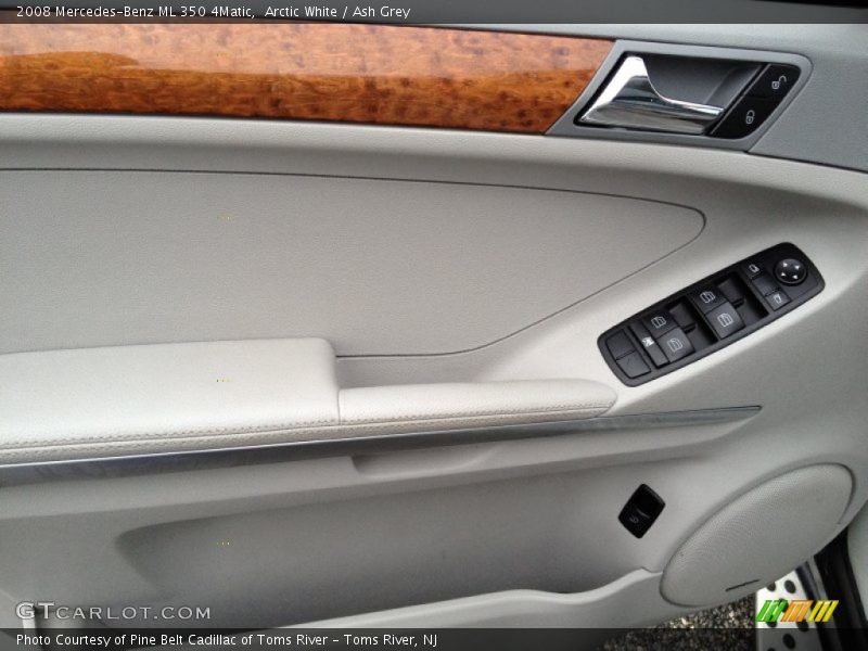 Arctic White / Ash Grey 2008 Mercedes-Benz ML 350 4Matic