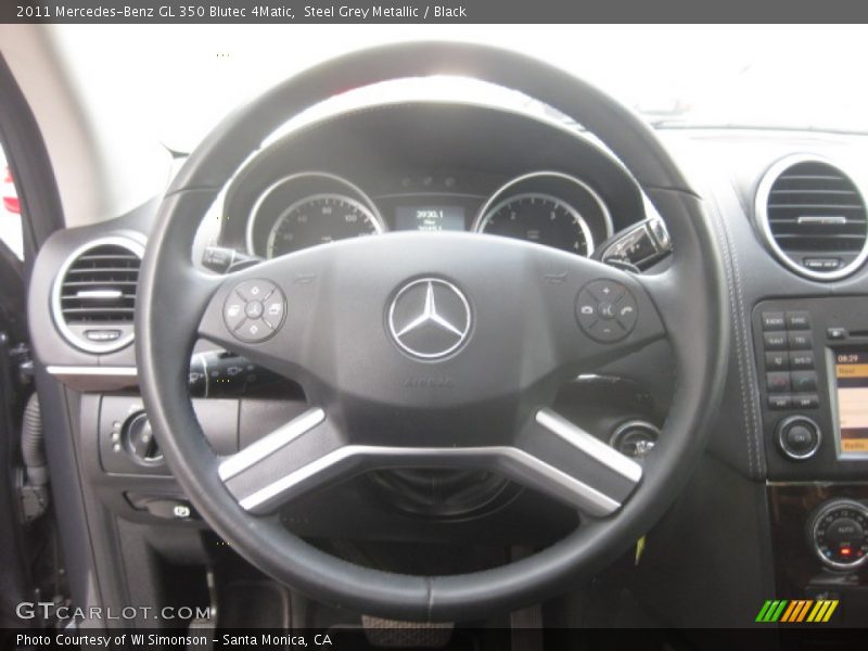 Steel Grey Metallic / Black 2011 Mercedes-Benz GL 350 Blutec 4Matic