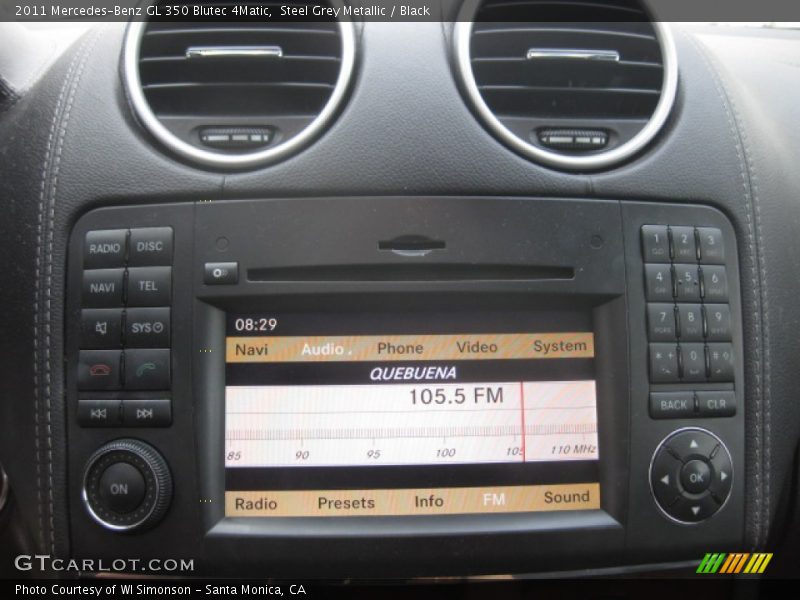 Steel Grey Metallic / Black 2011 Mercedes-Benz GL 350 Blutec 4Matic