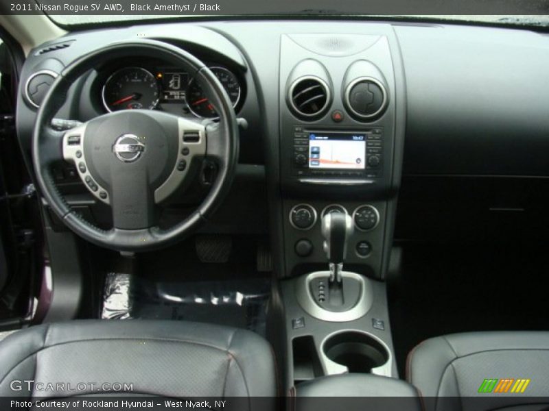 Black Amethyst / Black 2011 Nissan Rogue SV AWD