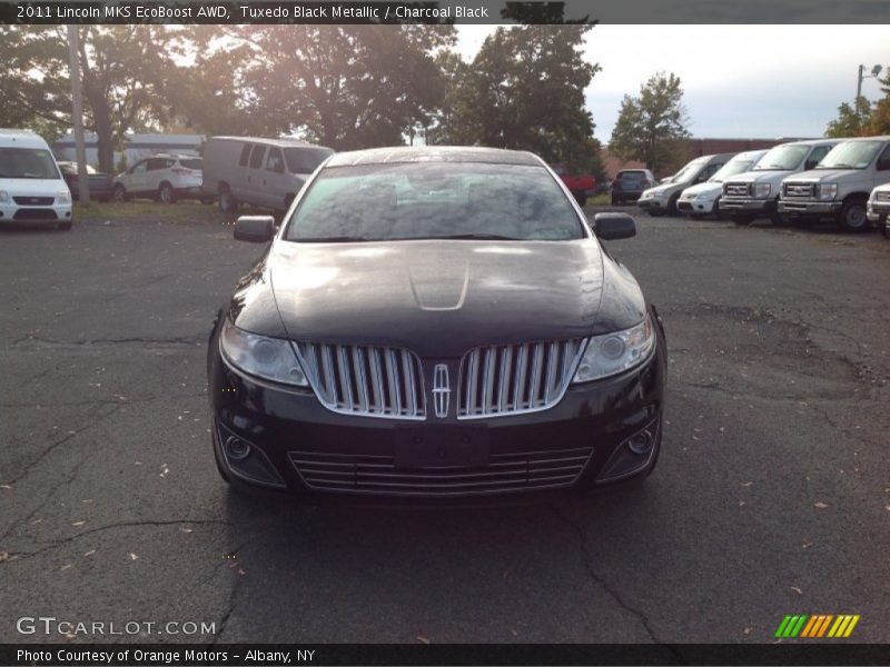Tuxedo Black Metallic / Charcoal Black 2011 Lincoln MKS EcoBoost AWD