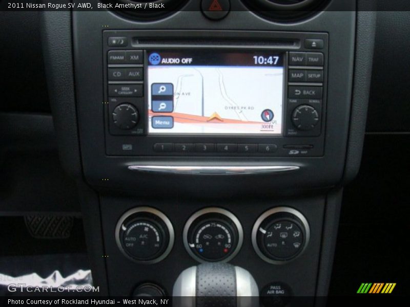 Black Amethyst / Black 2011 Nissan Rogue SV AWD