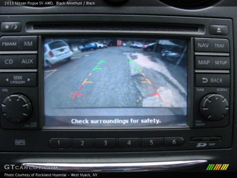 Black Amethyst / Black 2011 Nissan Rogue SV AWD