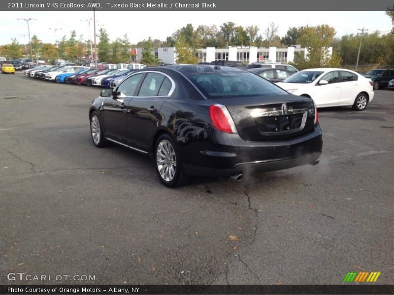Tuxedo Black Metallic / Charcoal Black 2011 Lincoln MKS EcoBoost AWD