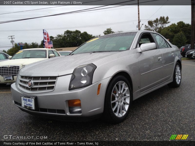 Light Platinum / Ebony 2007 Cadillac CTS Sport Sedan