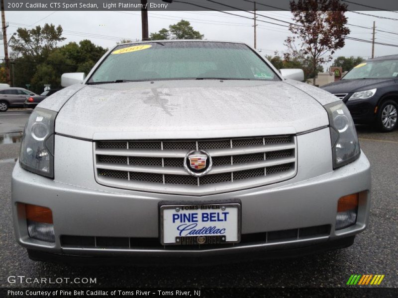 Light Platinum / Ebony 2007 Cadillac CTS Sport Sedan
