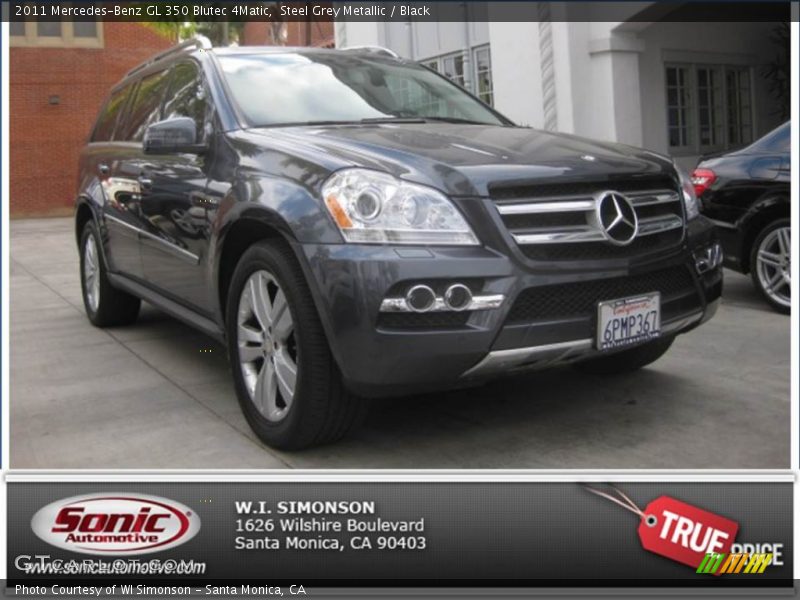 Steel Grey Metallic / Black 2011 Mercedes-Benz GL 350 Blutec 4Matic