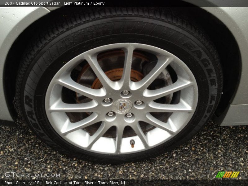 Light Platinum / Ebony 2007 Cadillac CTS Sport Sedan