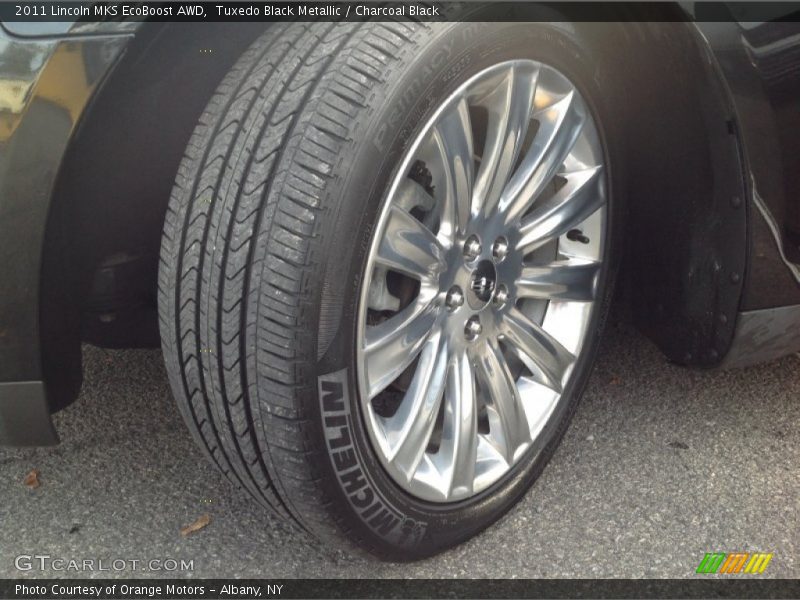 Tuxedo Black Metallic / Charcoal Black 2011 Lincoln MKS EcoBoost AWD