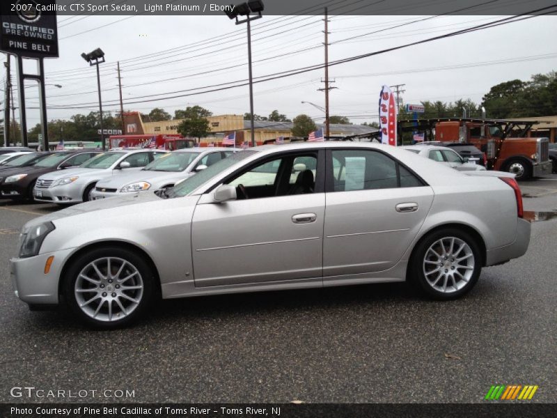 Light Platinum / Ebony 2007 Cadillac CTS Sport Sedan