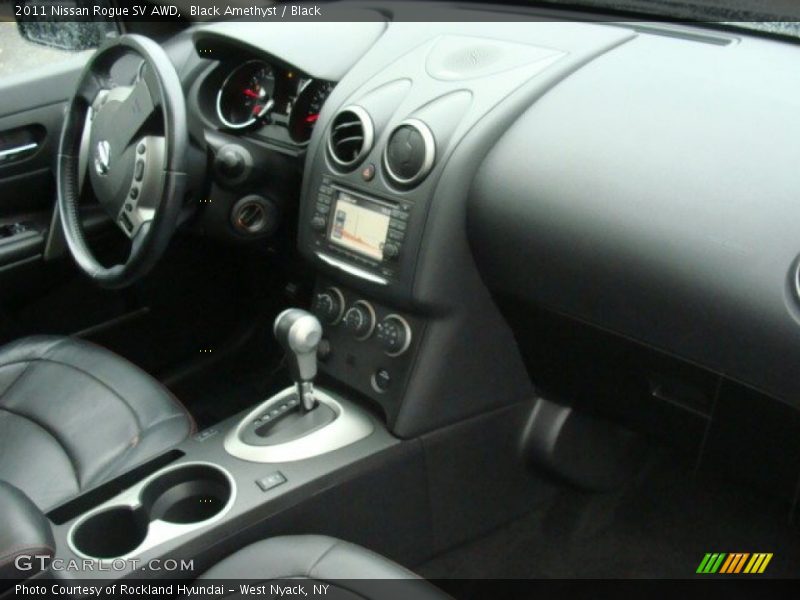 Black Amethyst / Black 2011 Nissan Rogue SV AWD