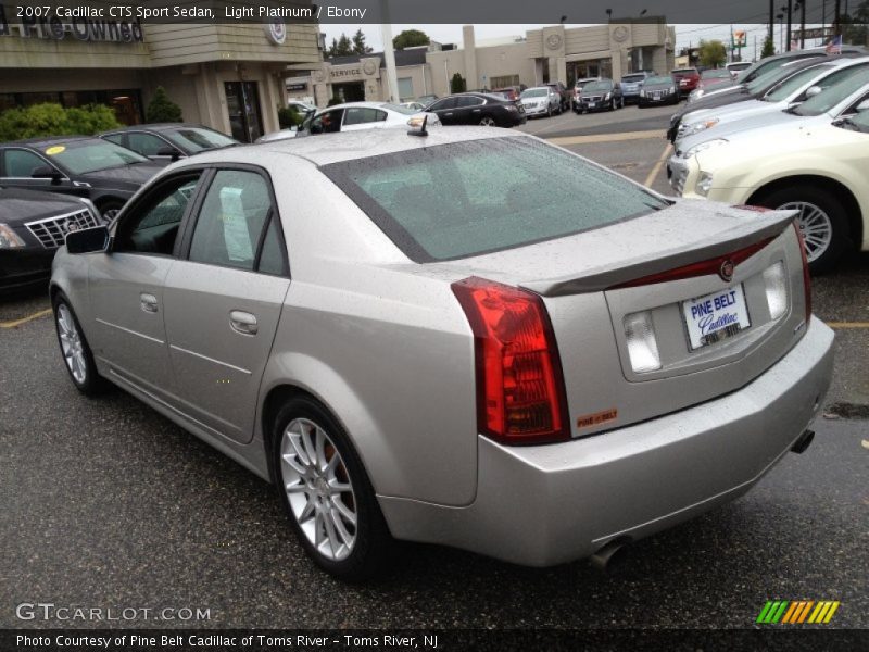 Light Platinum / Ebony 2007 Cadillac CTS Sport Sedan