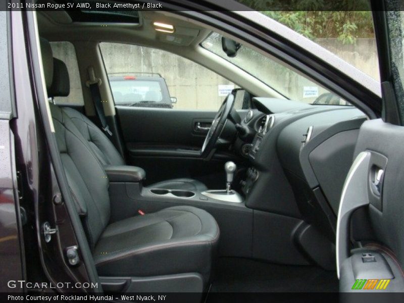 Black Amethyst / Black 2011 Nissan Rogue SV AWD