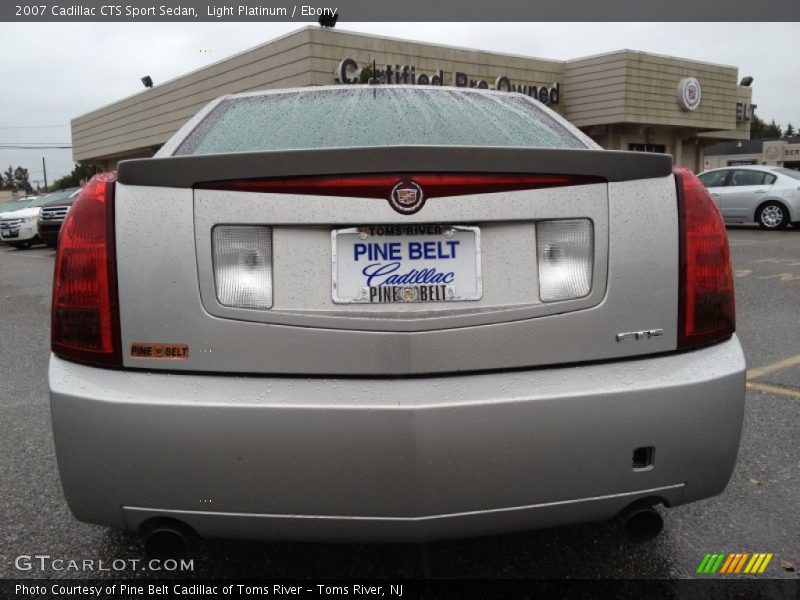 Light Platinum / Ebony 2007 Cadillac CTS Sport Sedan
