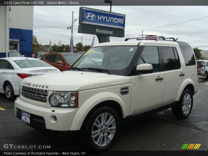 Alaska White / Ebony 2010 Land Rover LR4 HSE