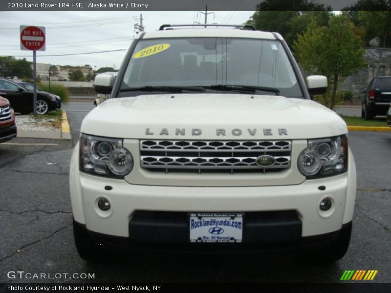 Alaska White / Ebony 2010 Land Rover LR4 HSE