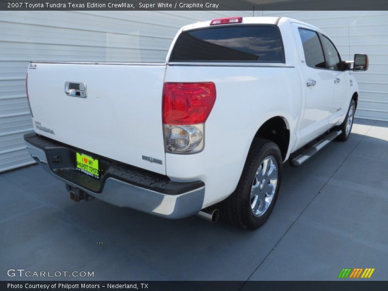 Super White / Graphite Gray 2007 Toyota Tundra Texas Edition CrewMax