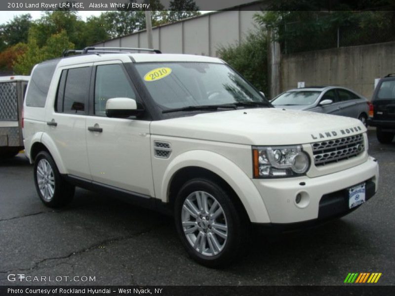 Alaska White / Ebony 2010 Land Rover LR4 HSE