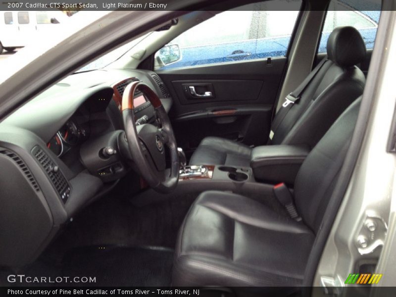 Light Platinum / Ebony 2007 Cadillac CTS Sport Sedan