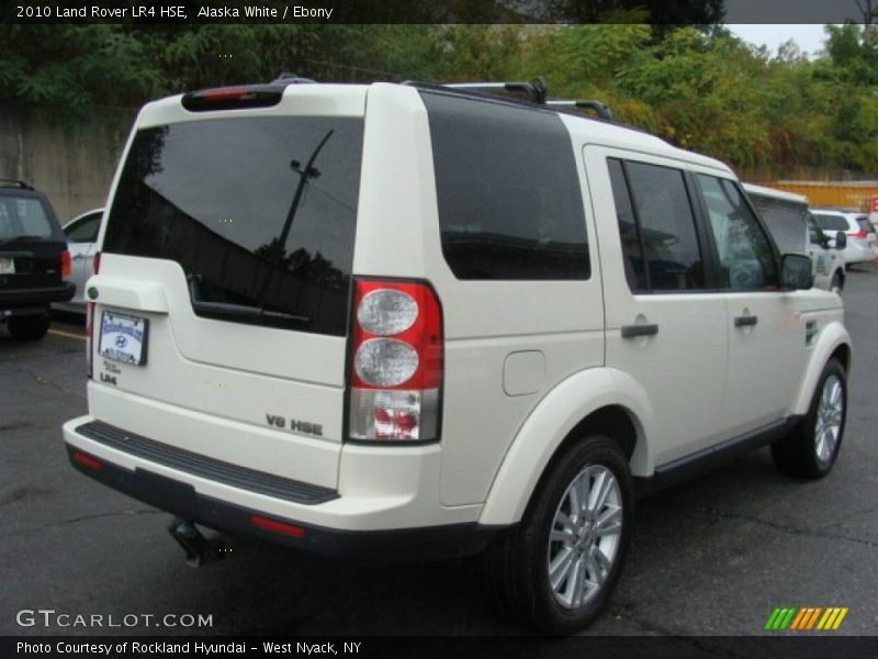 Alaska White / Ebony 2010 Land Rover LR4 HSE
