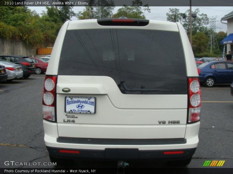 Alaska White / Ebony 2010 Land Rover LR4 HSE