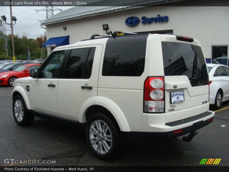 Alaska White / Ebony 2010 Land Rover LR4 HSE