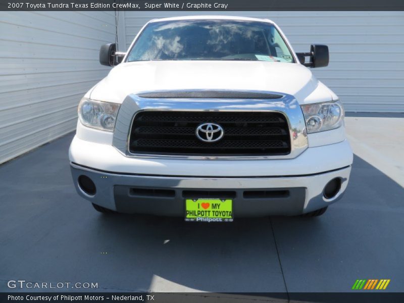 Super White / Graphite Gray 2007 Toyota Tundra Texas Edition CrewMax