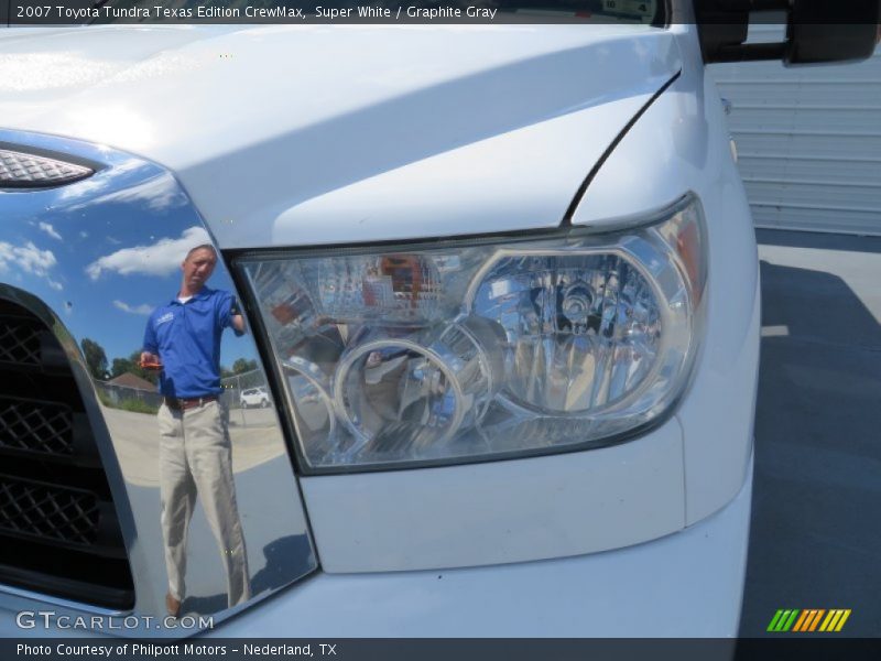 Super White / Graphite Gray 2007 Toyota Tundra Texas Edition CrewMax