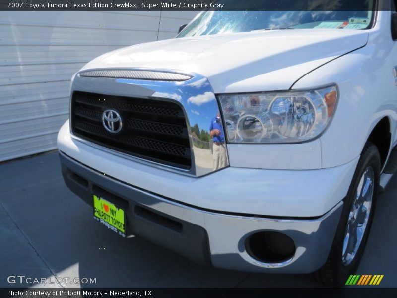 Super White / Graphite Gray 2007 Toyota Tundra Texas Edition CrewMax