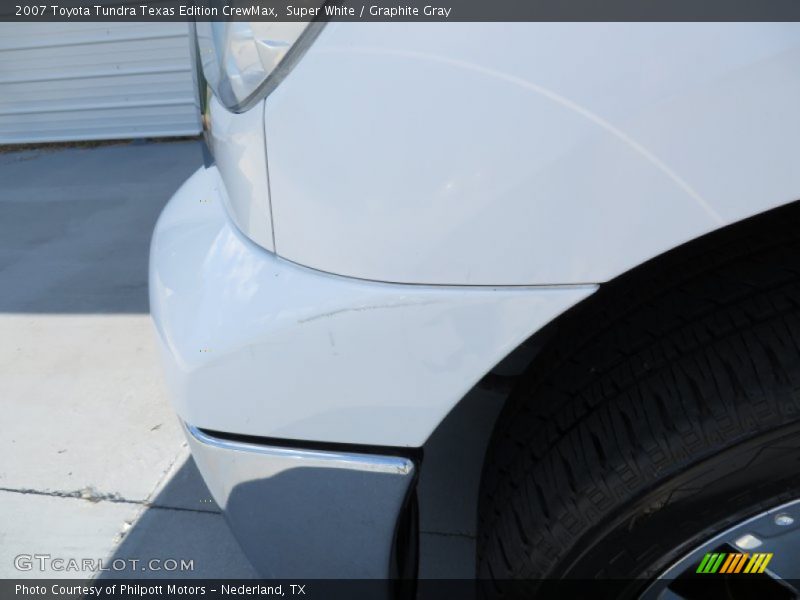 Super White / Graphite Gray 2007 Toyota Tundra Texas Edition CrewMax